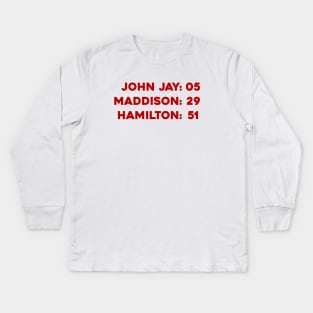Hamilton: 51 Kids Long Sleeve T-Shirt